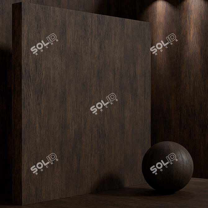 Aged Wood Seamless Texture Collection 3D model image 7