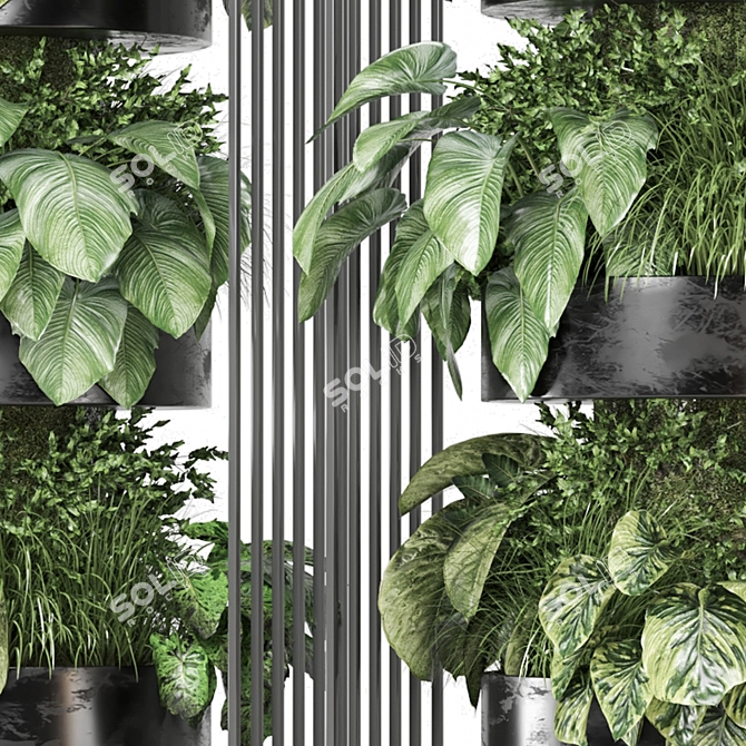 Exquisite Indoor Plants Collection 3D model image 5