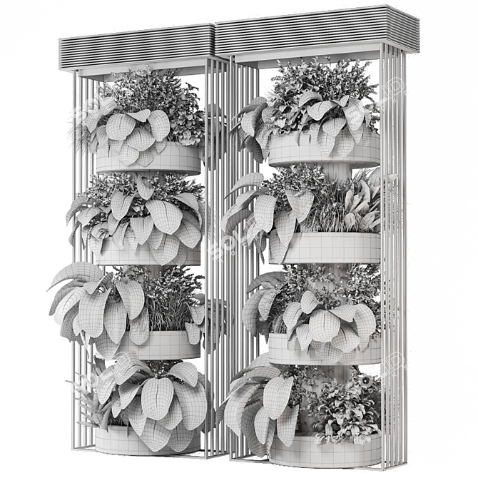 Exquisite Indoor Plants Collection 3D model image 7