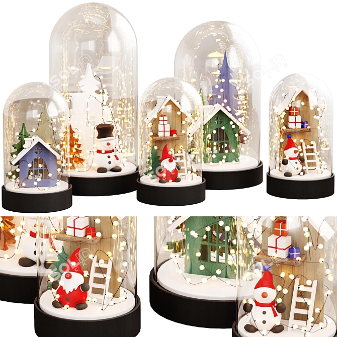 Festive Decor Set 3D model image 2