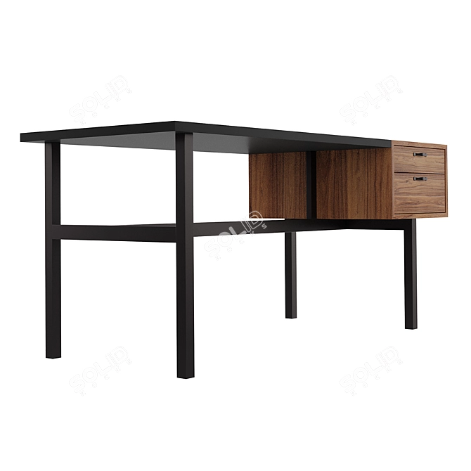 Modern Millimeter Gielle Desk 3D model image 3