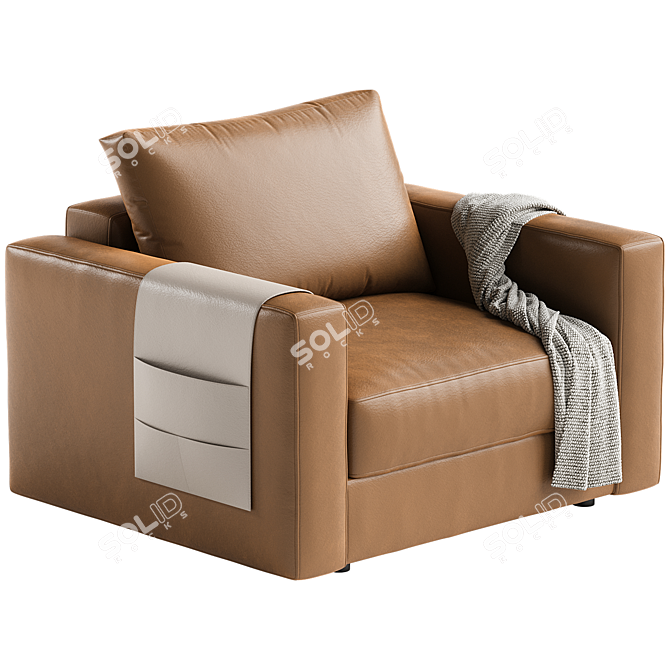 Edward Model Armchair 3D Rendered 3D model image 5