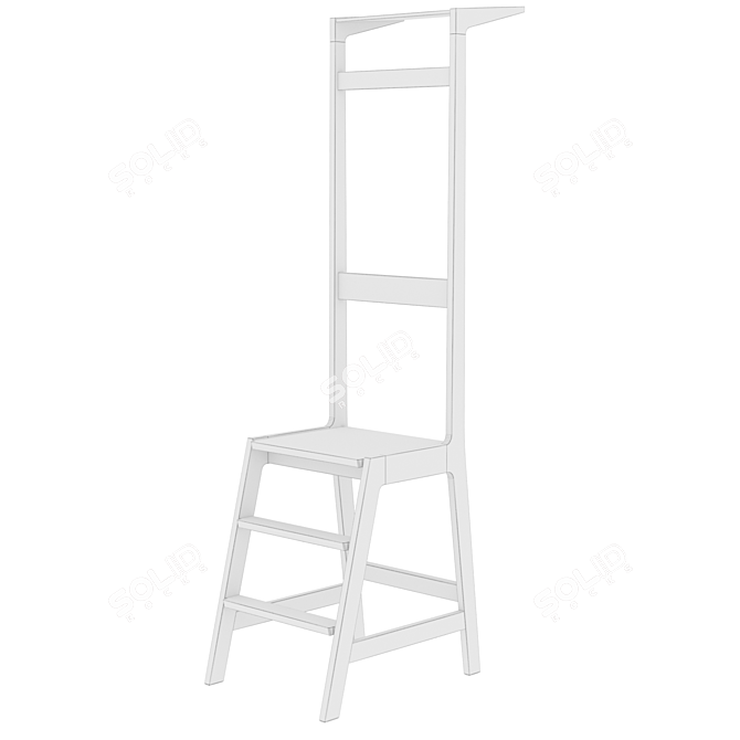 PBR-Optimized Library Ladder Render 3D model image 5