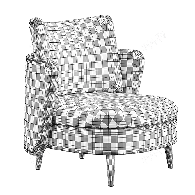 Ched Konyshev Armchair 3D model image 5