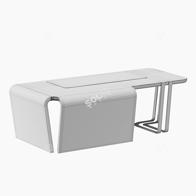 Giorgio Collection Charisma Executive Desk 3D model image 4