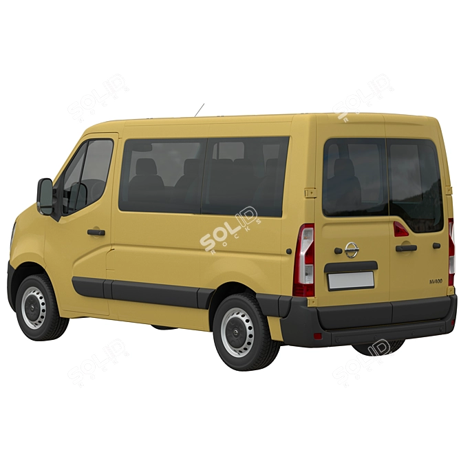 Nissan NV400 Minivan Model Kit 3D model image 3