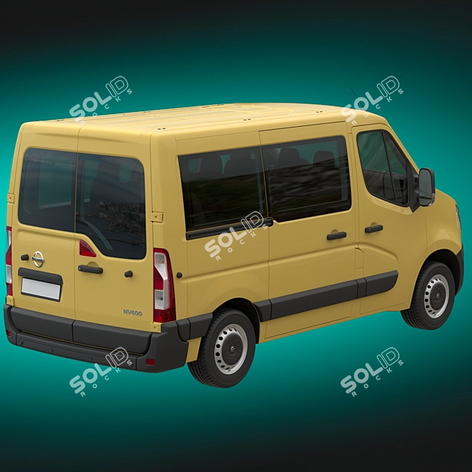 Nissan NV400 Minivan Model Kit 3D model image 7