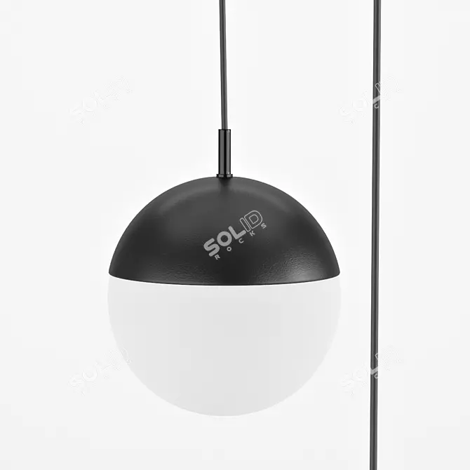 Modern Balo Pendant Light Fixture 3D model image 3