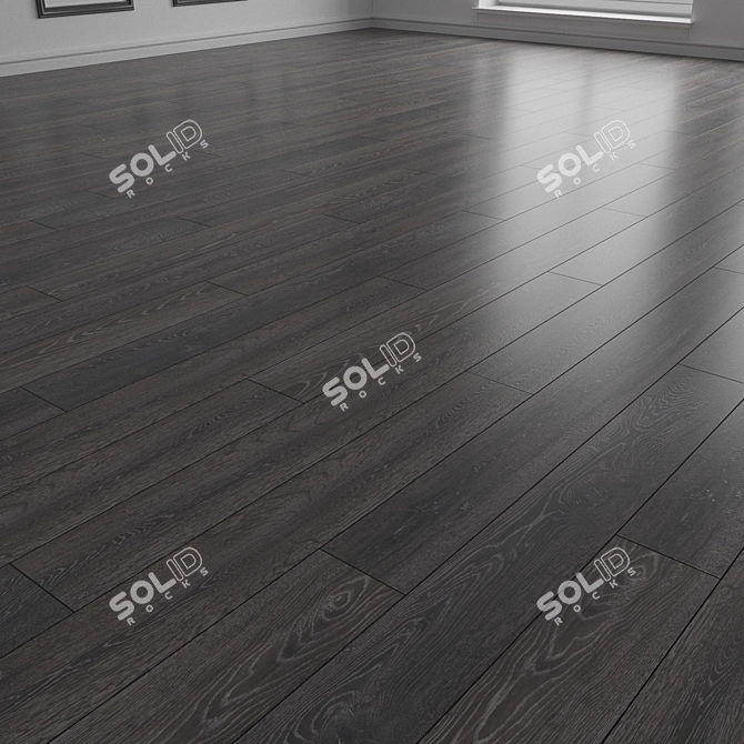 Texture Laminate Flooring Planks 3D model image 2