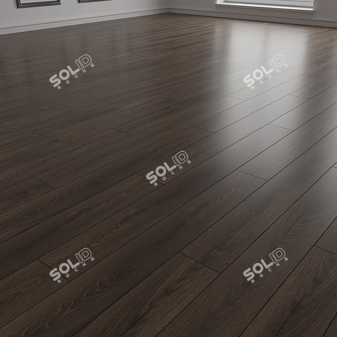 Premium Wood Floor Texture Pack 3D model image 2