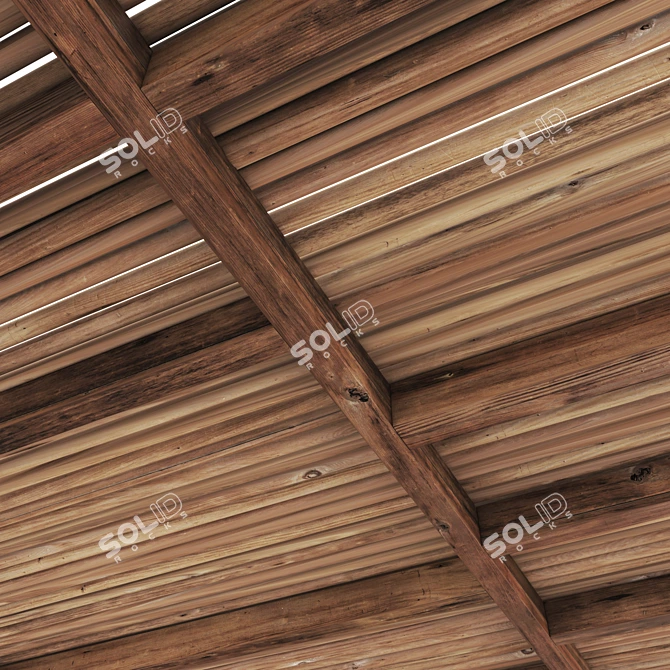  Ceiling Beam n14 3D Model 3D model image 4