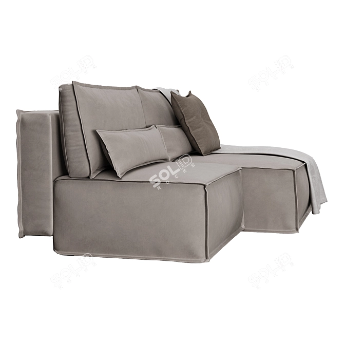 Стильный угловой диван Стаус 3D model image 5