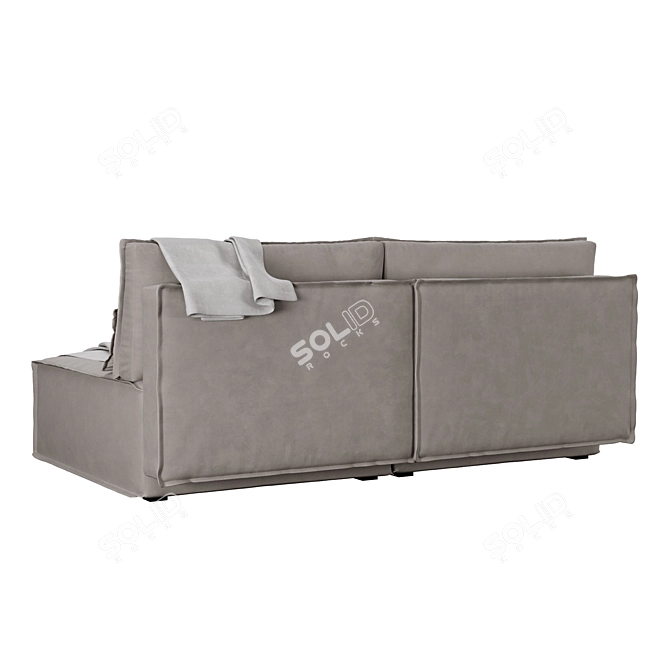 Стильный угловой диван Стаус 3D model image 6