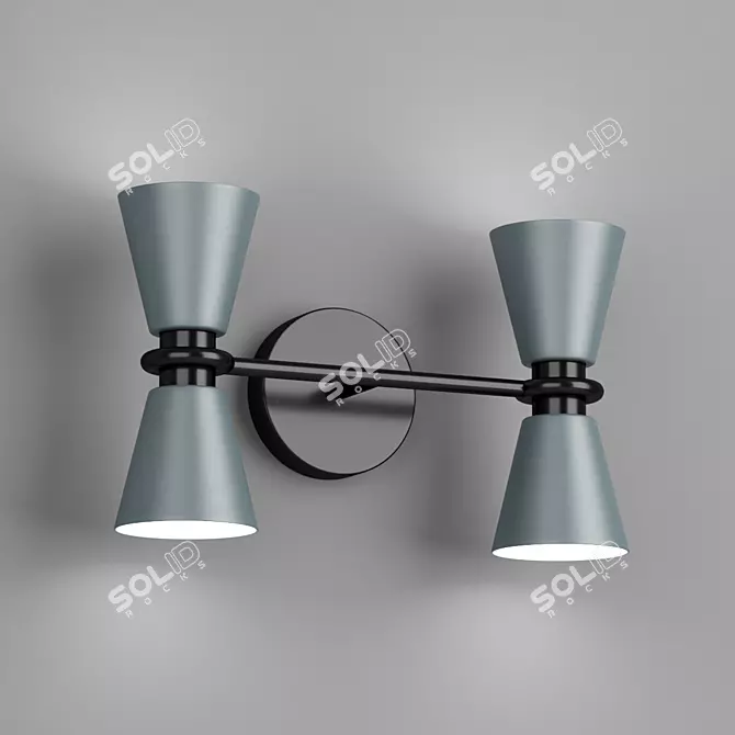 Modern Graal Wall Light Fixture 3D model image 2