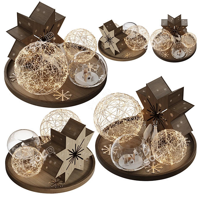 Christmas Decor Model | 3Ds Max 2015 3D model image 1