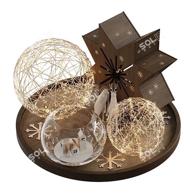 Christmas Decor Model | 3Ds Max 2015 3D model image 3