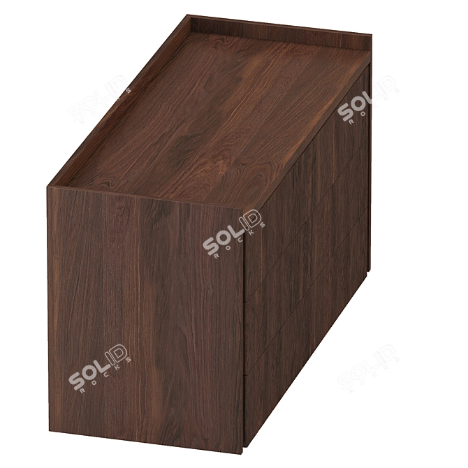 Revo Night Dresser: Dynamic Elegance 3D model image 3