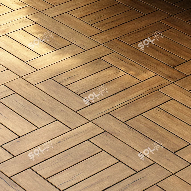  Seamless Parquet PBR Wooden Textures 3D model image 4