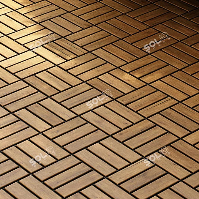  Seamless Parquet PBR Wooden Textures 3D model image 6