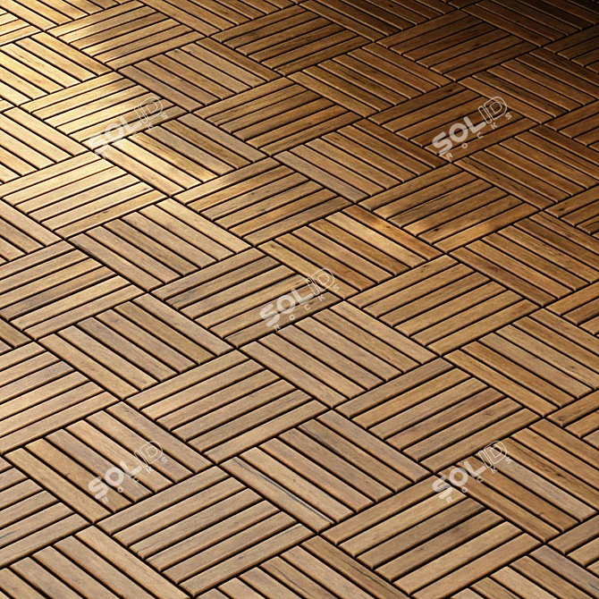  Seamless Parquet PBR Wooden Textures 3D model image 7