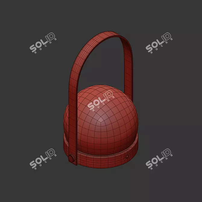 Portable Carrie Table Lamp 3D 3D model image 7