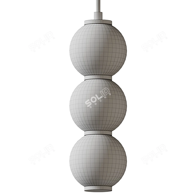 Bijou Geometric Elegance Light Fixtures 3D model image 4