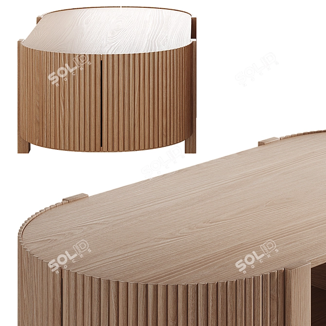 Fortra Tables Set with Corona/Vray Materials 3D model image 4