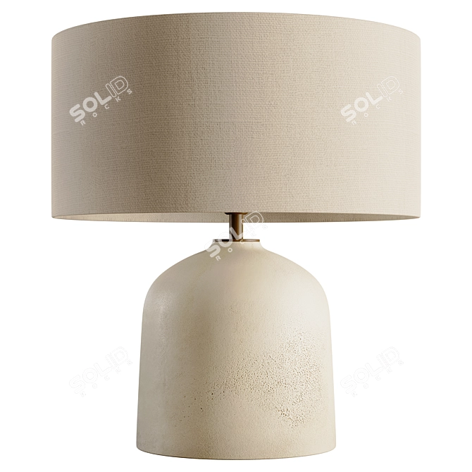 Zara Table Lamp Terra Cotta 3D model image 1