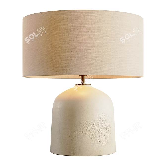 Zara Table Lamp Terra Cotta 3D model image 2