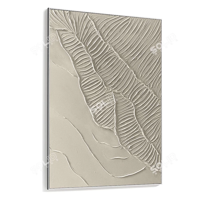 Plaster Duo Frame Set 589 3D model image 4