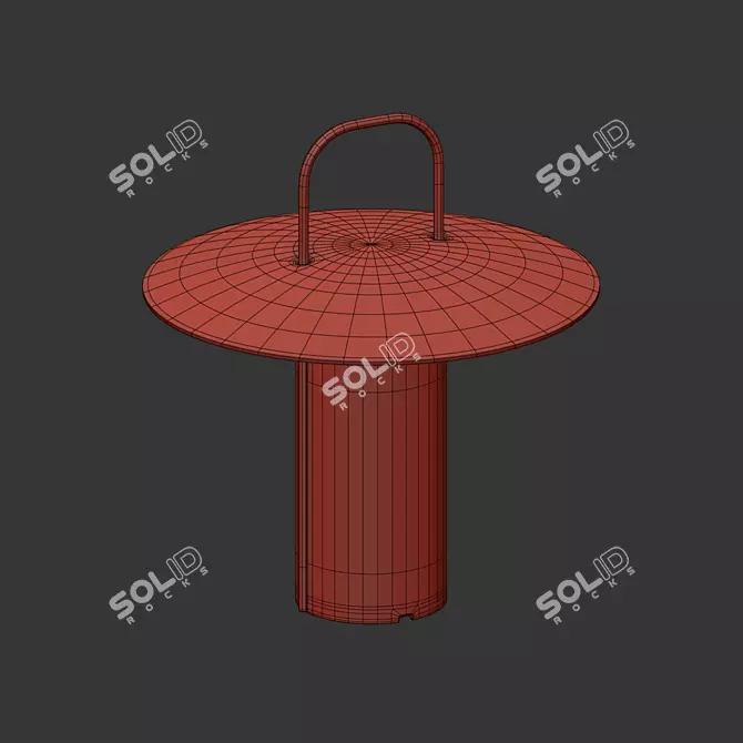 Portable Table Lamp 3Ds Max Corona 3D model image 7