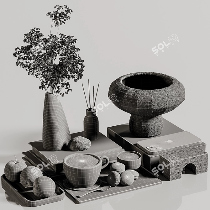 Elegant Decor Set 3D Models 3D model image 8