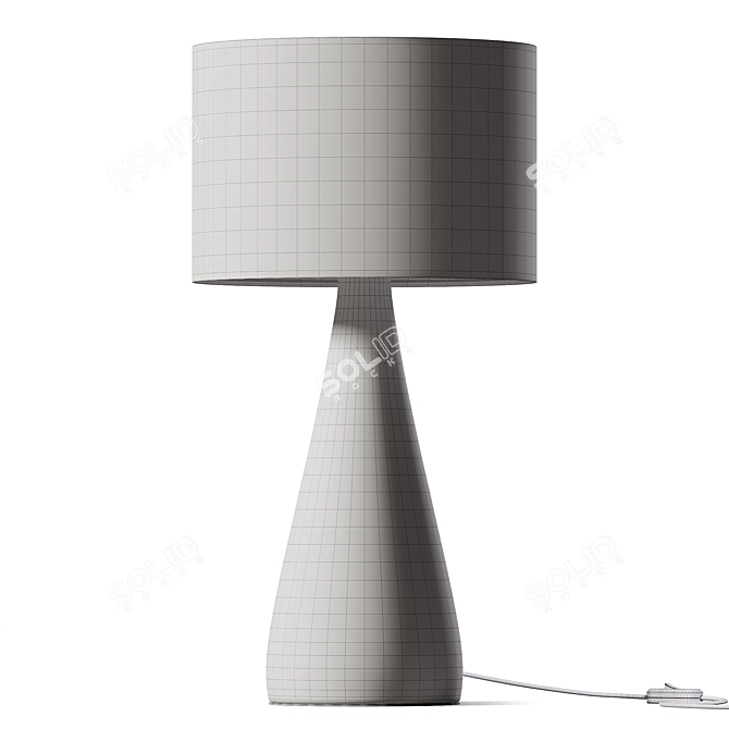 Modern Vibia Table Lamp 3D model image 2