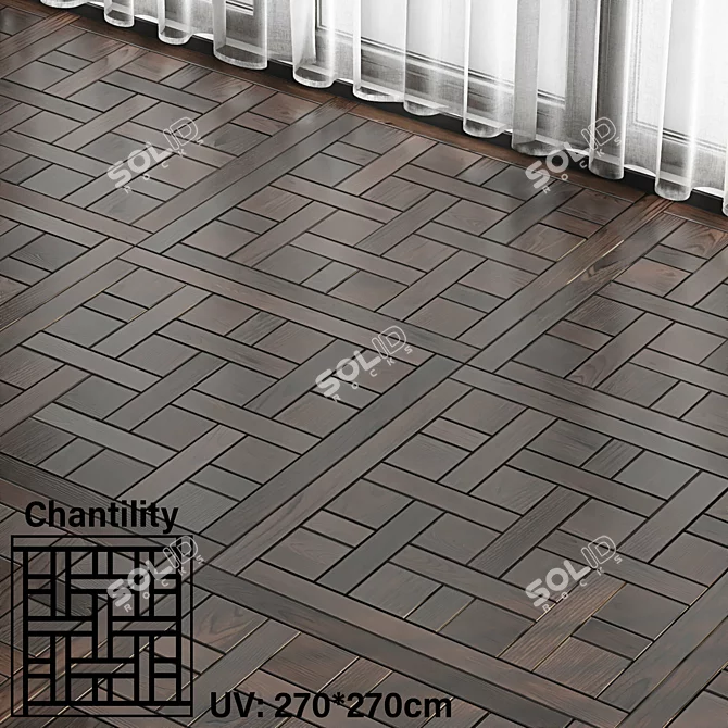 Seamless Parquet Patterns Pack - Texture Material 3D model image 4