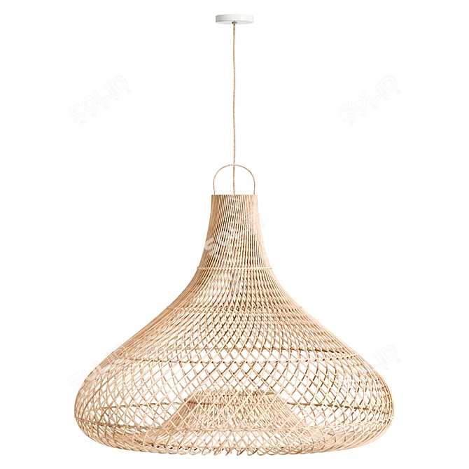 Natural XL Pendant Light Fixture 3D model image 3