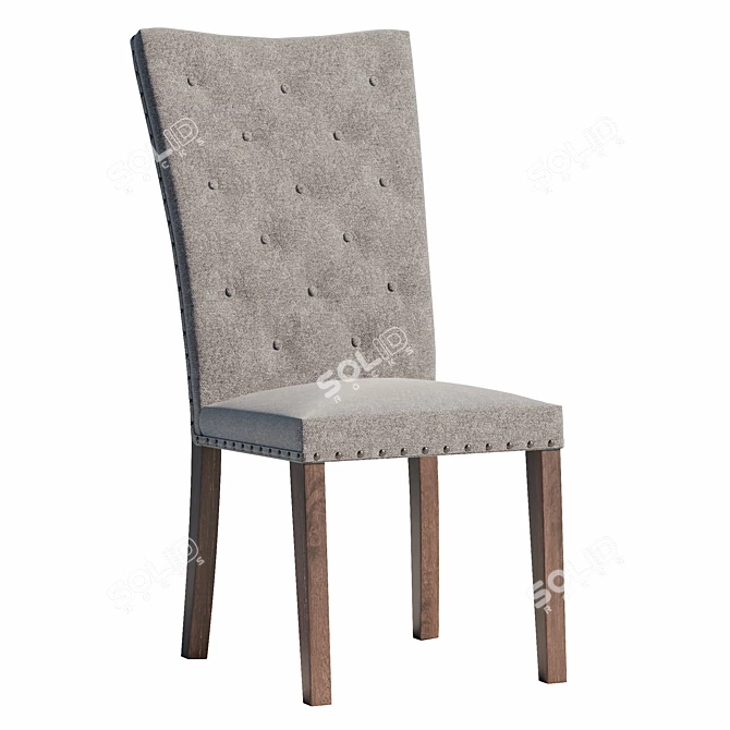 Riverdale Brown Side Chair Set 3D model image 1