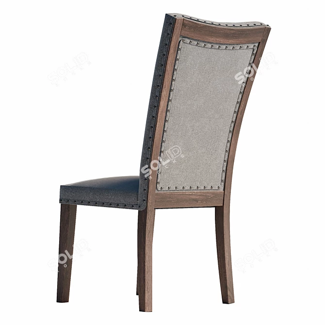 Riverdale Brown Side Chair Set 3D model image 3