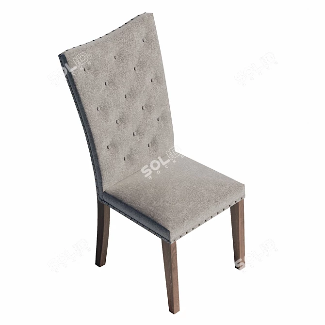 Riverdale Brown Side Chair Set 3D model image 5