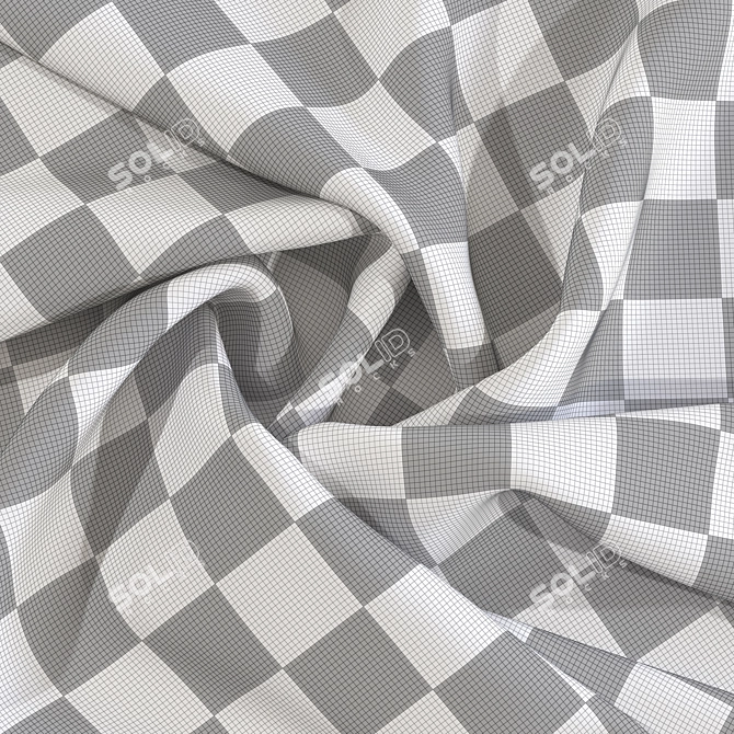 Tokyo Fabric Collection №24 3D model image 4