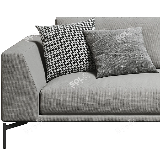 Luxurious Arflex Hollywood Vray Sofa 3D model image 3