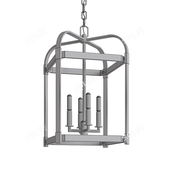 Ralph Lauren Hadley Lantern Pendant 3D model image 5