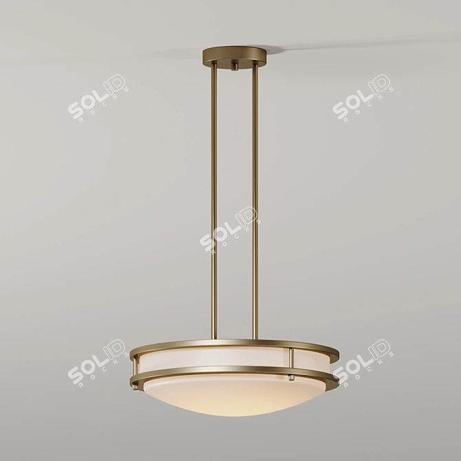 Modern Classic Solero LED Light 3D model image 2