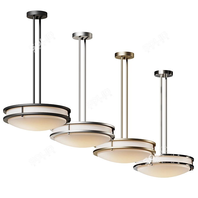 Modern Classic Solero LED Light 3D model image 4