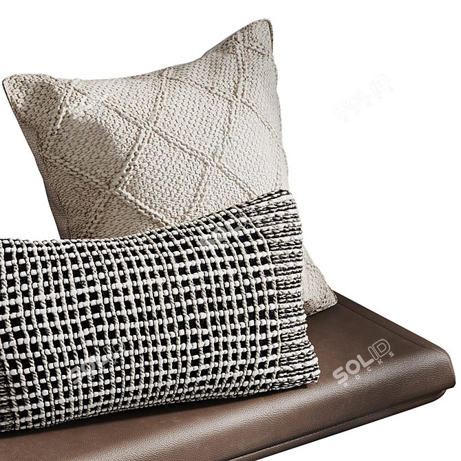 Decorative Pillow Set for Home 3D model image 2