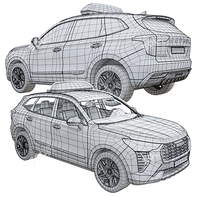 Haval Jolion 3D Models Collection 3D model image 7