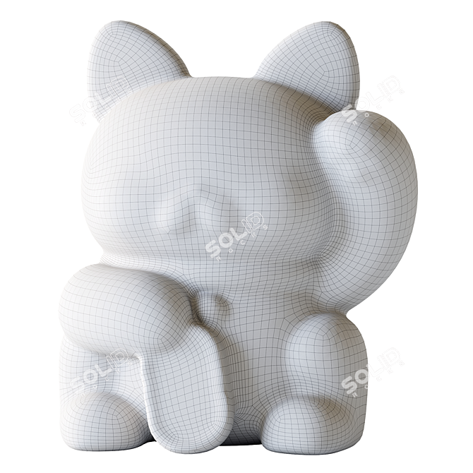 "Lucky Cat 3D model image 5