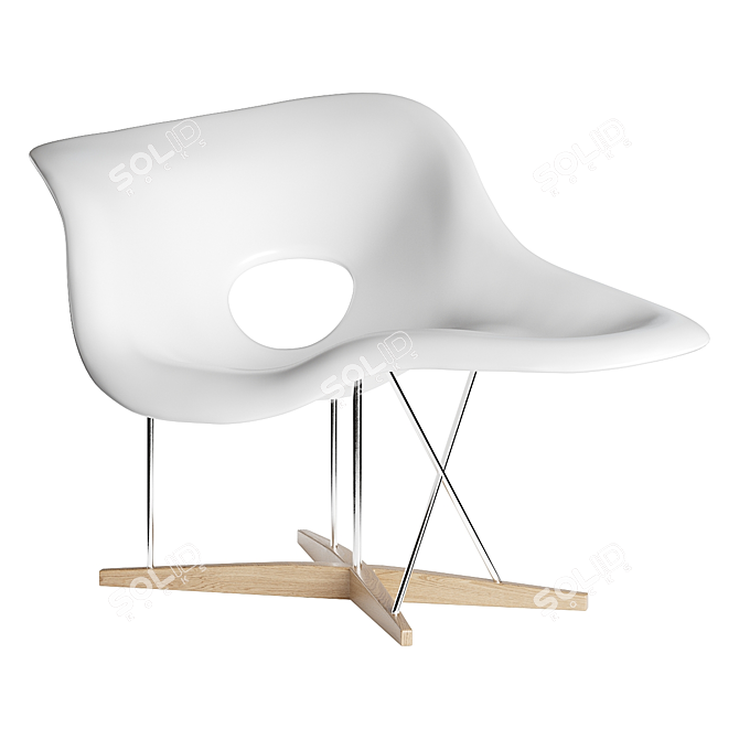 Organic Design Icon Lounge Chair 3D model image 1