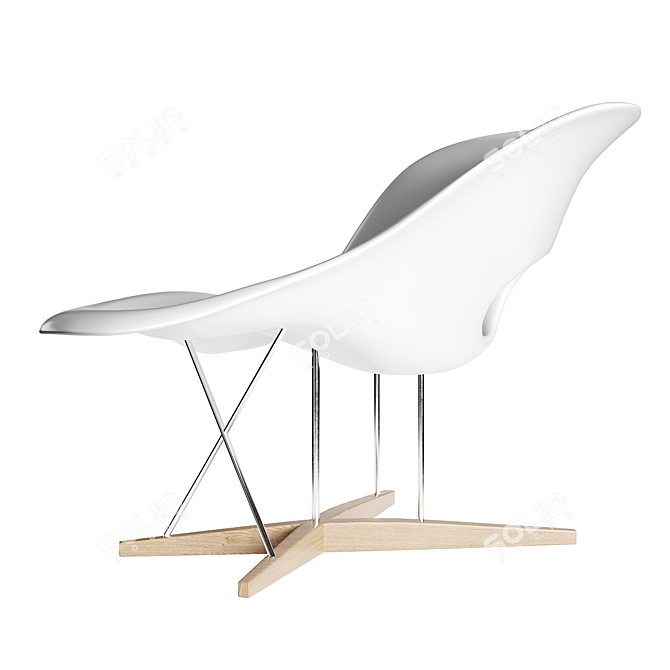 Organic Design Icon Lounge Chair 3D model image 4