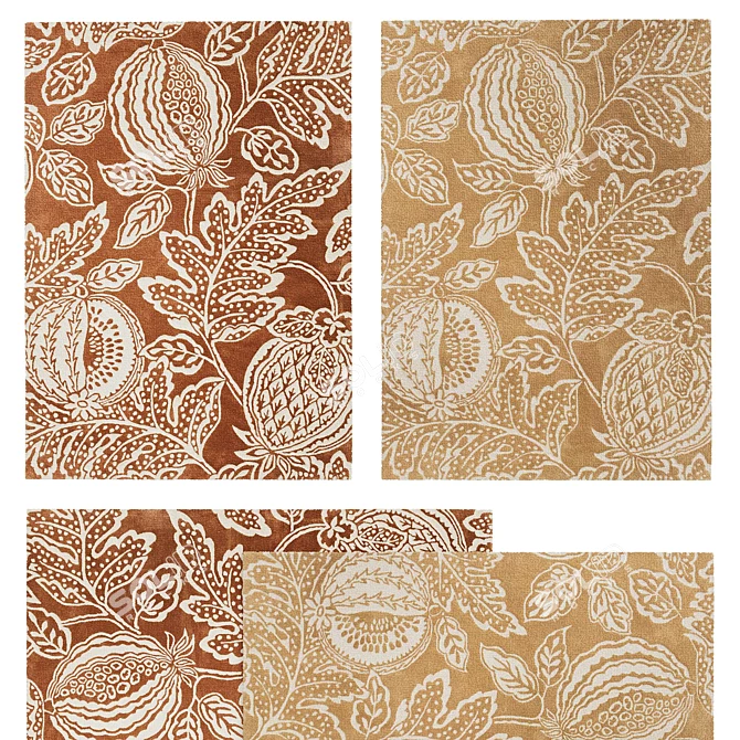 Melon Delight Rug 3D model image 1