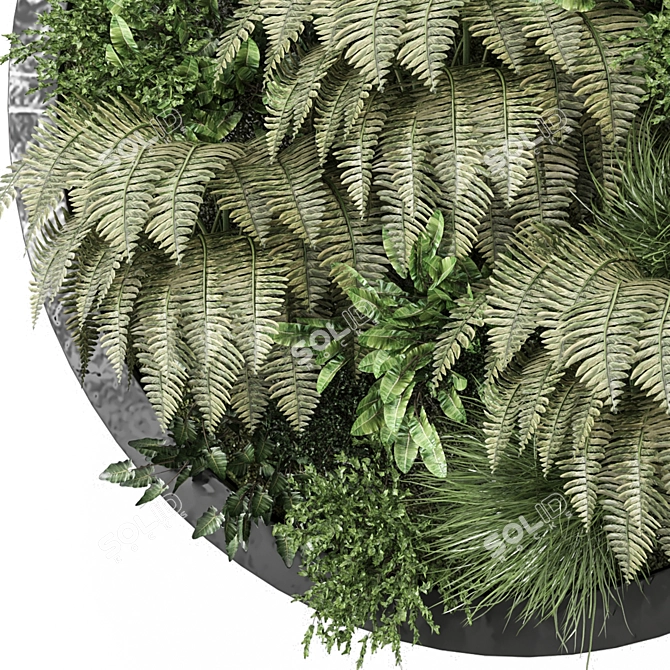 Vertical Garden Wall Set 1122 3D model image 3